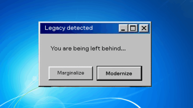 Modernize or Marginalize featured