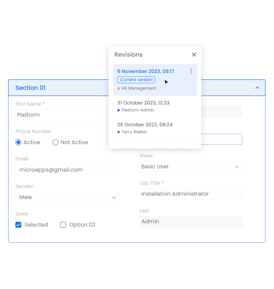 Rappit Composer - For who - IT leaders_Audit logs