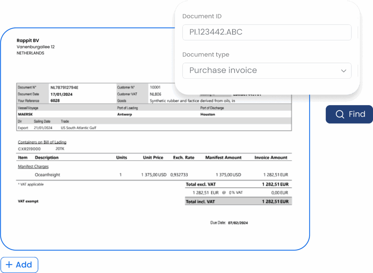 Rappit Undoc - Overview Multiblock_ Document conversion & classification
