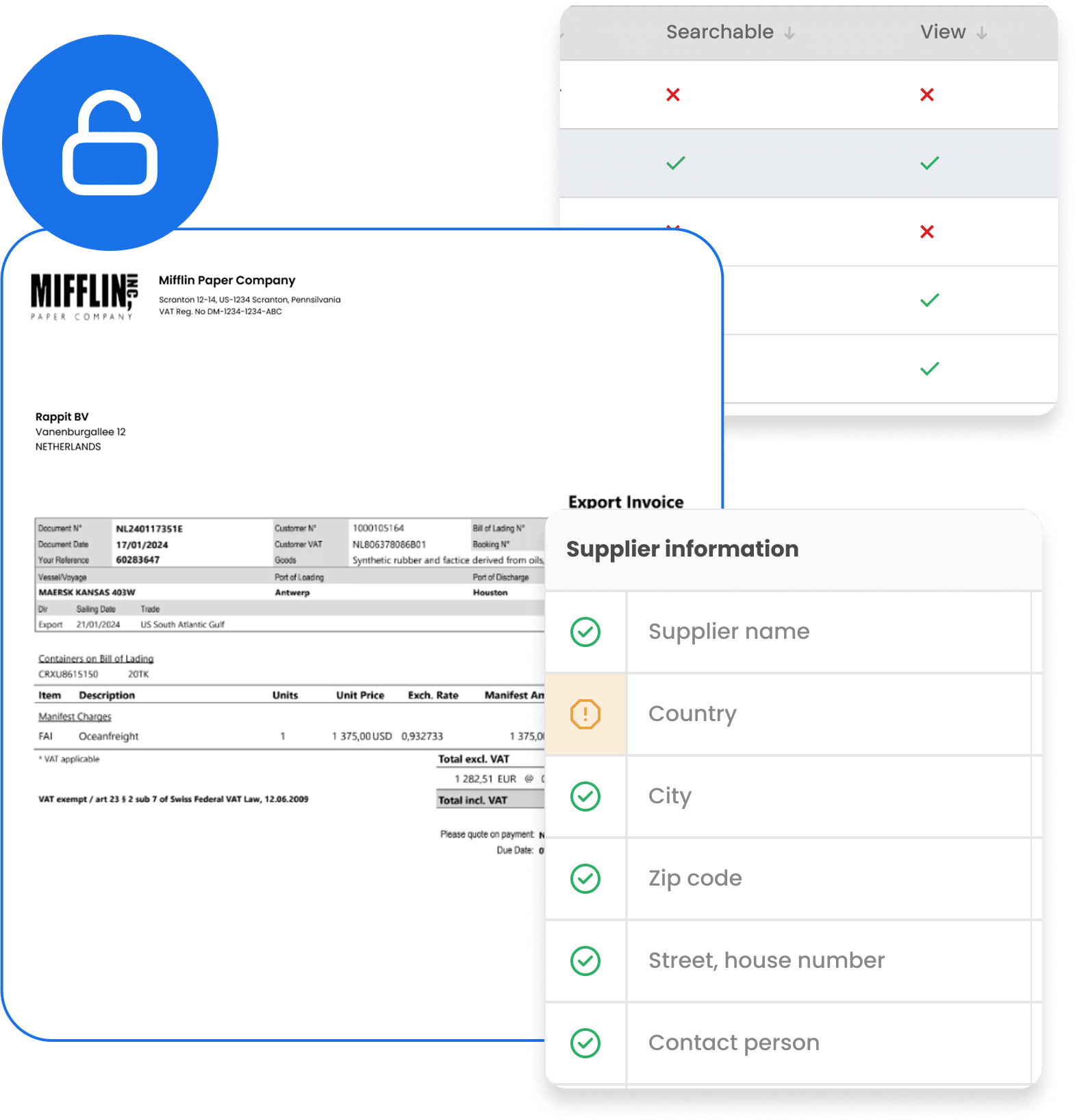 Un Doc Automate your logistical document processing | Rappit Undoc